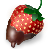 strawberry-dipped