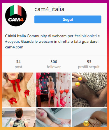 cam4 italia - instagram camgirls