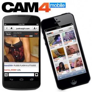 Cam4 su iPhone, iPad, Android smartphone