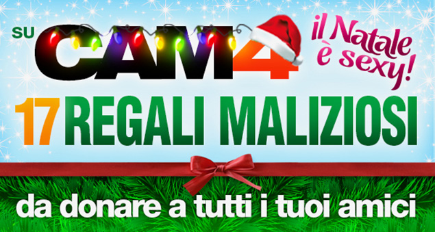 Dicembre è Sexy con i nuovi regali di Natale Cam4!