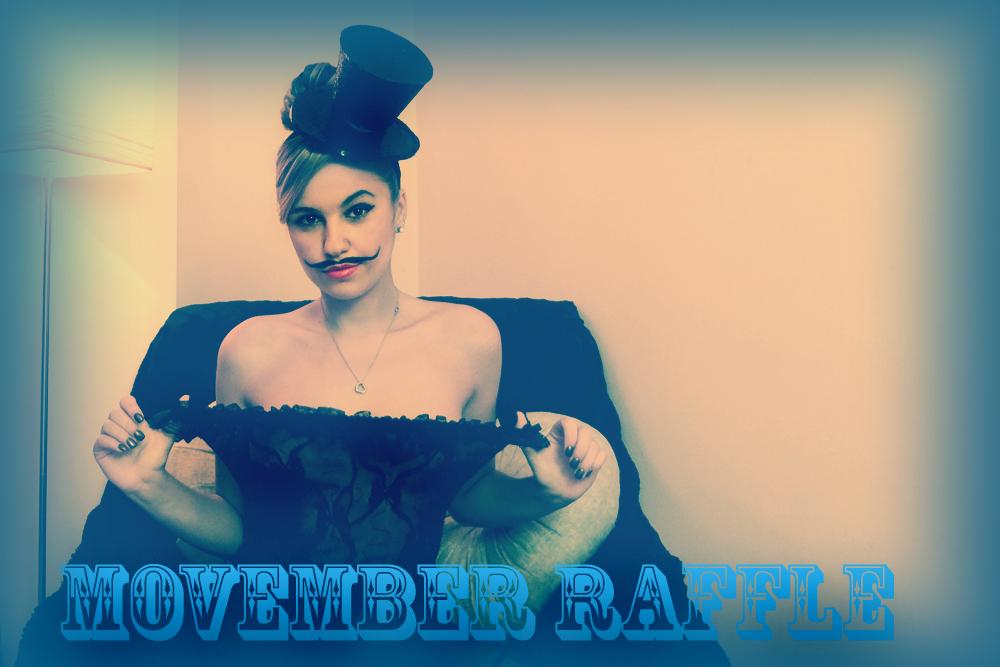 La bionda sexy ChemicalGirl raccoglie fondi per Movember