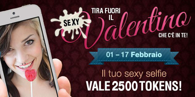 Concorso “Il mio Sexy Valentino” CAM4 – 27 Premi in Palio!