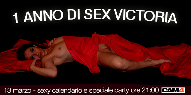 SEX_VICTORIA festeggia un anno di cam e lancia il suo sexy calendario!
