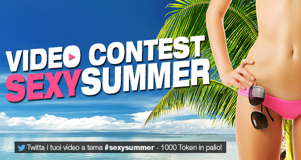 Video Contest Cam4 #sexysummer – vinci fino a 750 tokens!