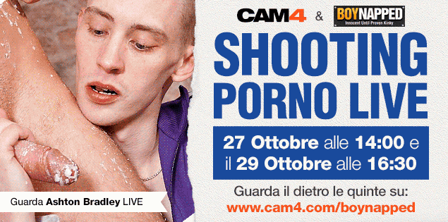 Assisti ad uno Shooting fotografico Porno Gay in Webcam Live!