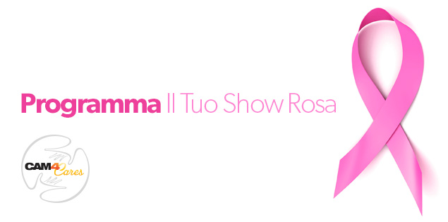 #cam4pink Weekend: Il tuo Show Rosa vale 100 Token!