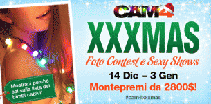 Foto contest CAM4 XXXMAS – vinci fino a 150$!