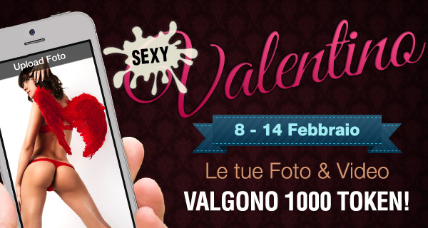 Foto&Video Contest Sexy Valentino: Vinci fino a 1000 token!