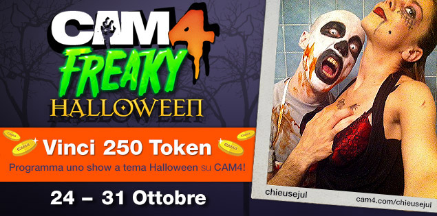 Terrificanti Live Show a tema Freaky Halloween dal 24 al 31 Ottobre!