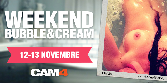 Weekend Bubble&Cream – I Live Show del 12 e 13 November