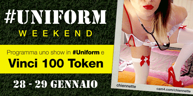 Uniform Weekend – Programma il tuo show e ricevi 100 token! (chiuso)