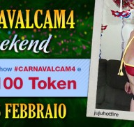 CarnavalCAM4 weekend! Fino a 200 token per i costumi più sexy!