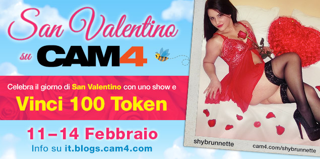 Festeggia San Valentino su CAM4 con uno show e ricevi 100token!!