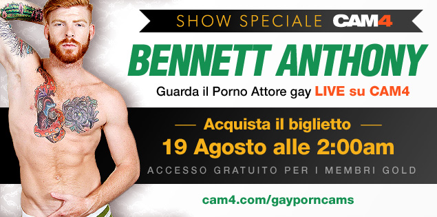 GINGER EXPLOTION: in esclusiva per CAM4 porno show live feat. BENNETT ANTHONY!