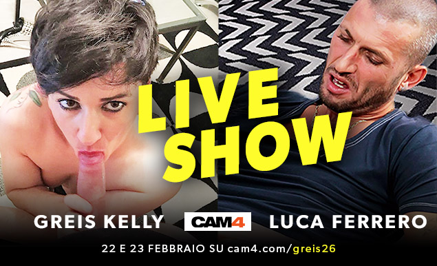 Il pornoattore Luca Ferrero Vs l’insaziabile Greis26 live su CAM4!
