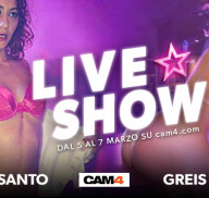 Dana Santo e Greis Kelly – nuova coppia lesbo su CAM4 il 5-6-7 Marzo