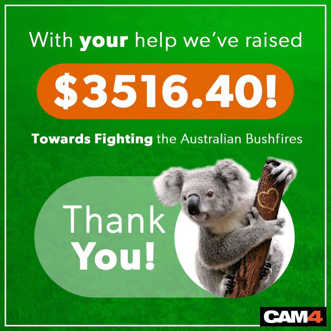 Update: Conclusa la raccolta fondi CAM4 per combattere gli incendi australiani
