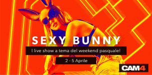 Festeggia da casa… con le  Conigliette più Sexy di CAM4! #SexyBunny 2021