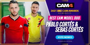 Vota la coppia gay del porno PabloySebas ai Xbiz Cam Awards 2021!