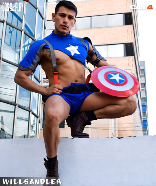sexy capitan america - cosplay