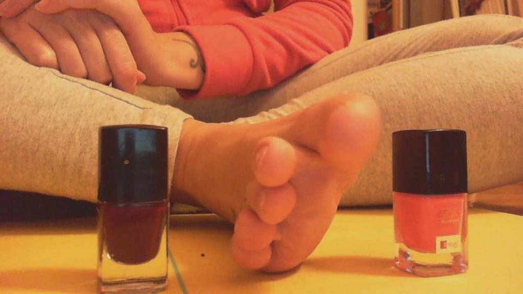 foot fetish nail polish