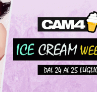 Weekend a tema Leccalo tutto! Sexy show con Gelato in arrivo su CAM4 ❆