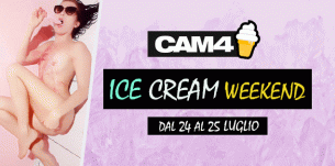 Weekend a tema Leccalo tutto! Sexy show con Gelato in arrivo su CAM4 ❆