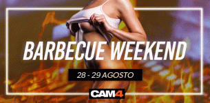Questo fine settimana sei invitato al sexy Barbecue di CAM4!