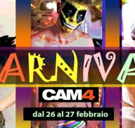 Fine settimana in costume a tema Carnevale porno ♠ CAM4 CARNIVAL
