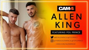 I Pornostar Gay ALLEN KING e POL PRINCE in diretta su CAM4!
