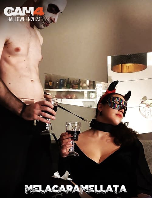coppia italiana fetish slave halloween