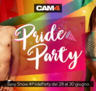 Unisciti al PRIDE Party di CAM4 questo fine settimana 🌈