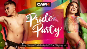 Unisciti al PRIDE Party di CAM4 questo fine settimana 🌈