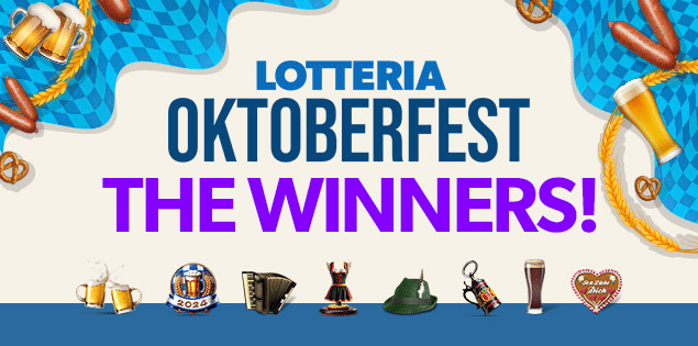 Lotteria Oktoberfest CAM4 – THE WINNERS!🎫🎫🎫