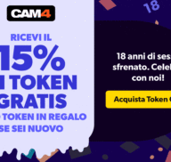18 Anni di CAM4 🎂  Festeggia con i Token Gratis!