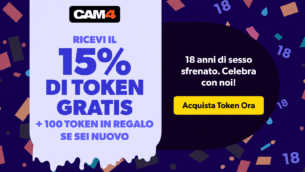 18 Anni di CAM4 🎂  Festeggia con i Token Gratis!
