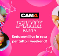 PINK Party 🎀 Segui le dirette sexy su CAM4 🐽
