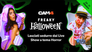 Halloween Porn Week🎃 Una settimana con show da urlo su CAM4!😈