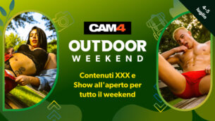 OUTDOOR Sex 🔥 Fine settimana con Sesso bollente all’Aperto 🐷 Live su CAM4!